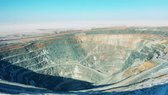 Landscape with a Massive Open Pit alt