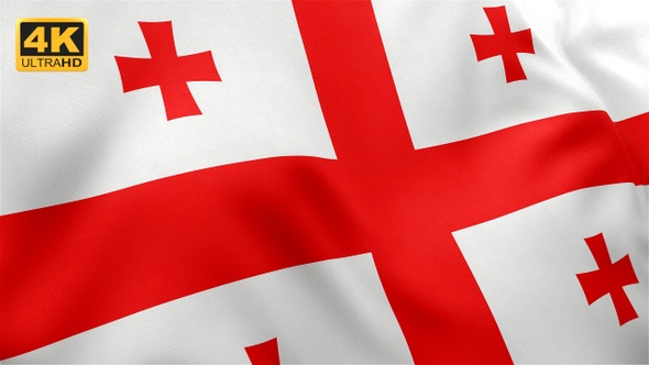 Georgia Flag - 4K alt