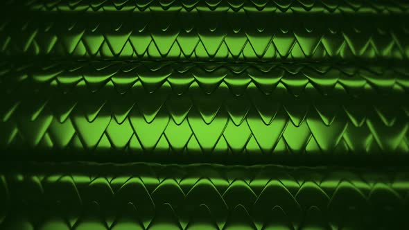 Rolling Pattern Tubes Green