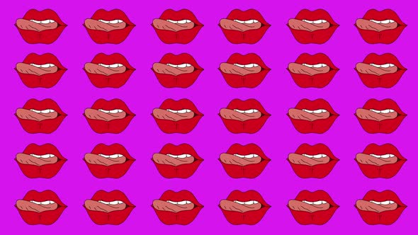 Lips Lick Backgrounds 