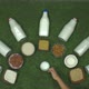 Different Types of Milk on Grass - VideoHive Item for Sale