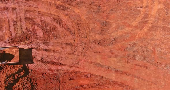 Aerial View of Preparation Process for New Residential Complex Buildings for Construction Site Work alt