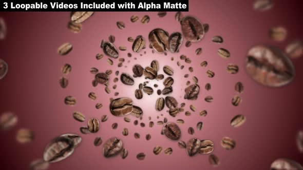 Falling Roasted Coffee Beans Package alt