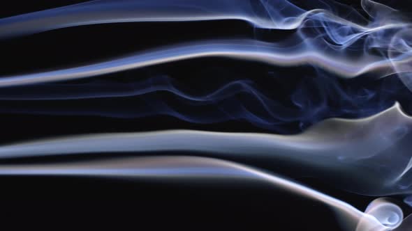 Soft Fog on a Black Background alt