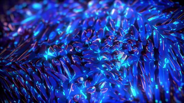 Iridescent Crystals Background