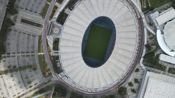 Aerial view of National Stadium in Malaysia