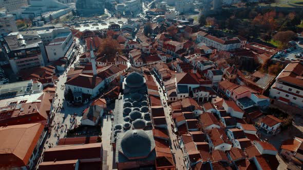 Amazing 4K drone footage from the Old Bazar in Skopje alt