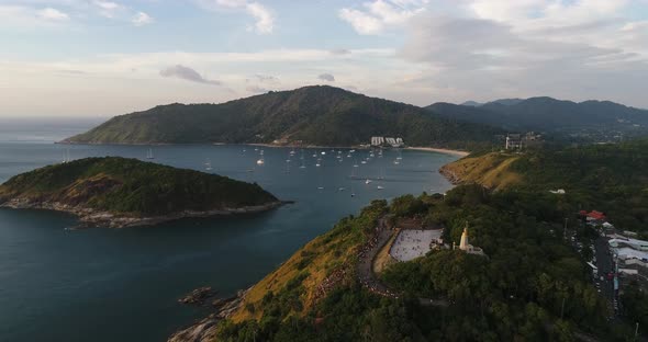 Aerial View of Promthep Cape, Phuket