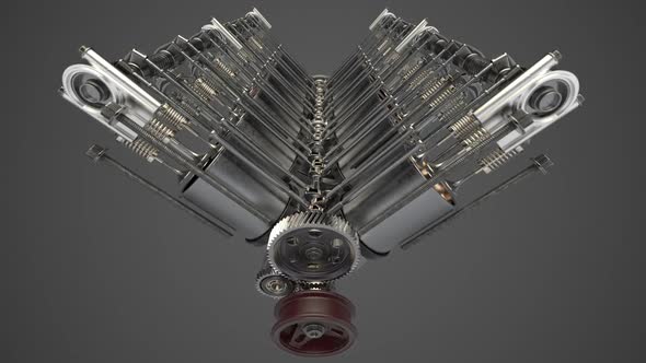 Engine Pistons V12 alt