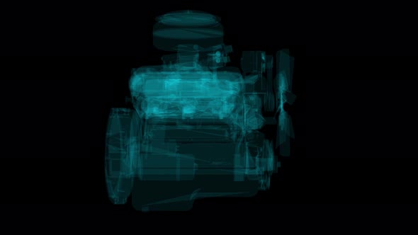 3D Rendering Holographic Xray Engine