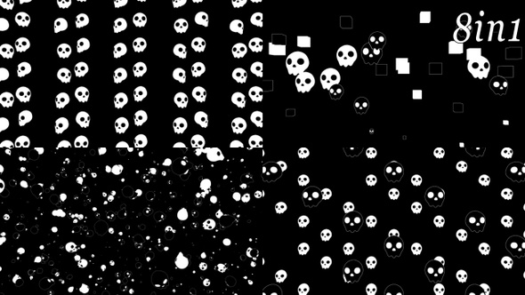 Cartoon Skulls alt