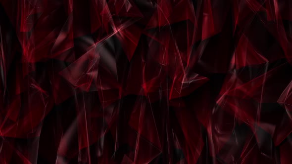 Red Glass Abstract Background Loop