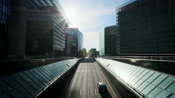 Street Traffic in Brussels alt