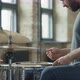 Professional Drummer Using Drum Set - VideoHive Item for Sale