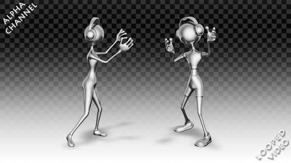 Silver Man and Woman - Dance Ritm Pack alt