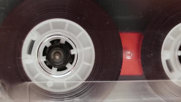 Audio Cassette Reel Playing
