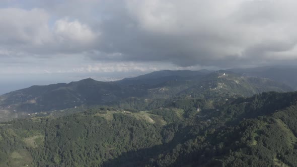 Trabzon City Forest And Mountains Aerial View 3