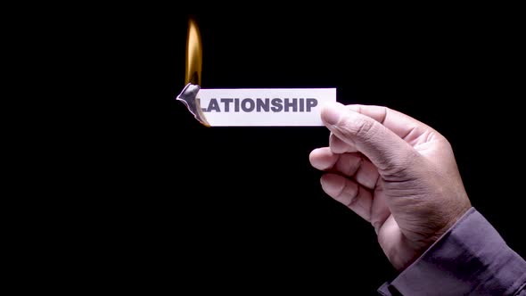 Paper Burning Relationship