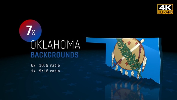 Oklahoma State Election Backgrounds 4K - 7 Pack