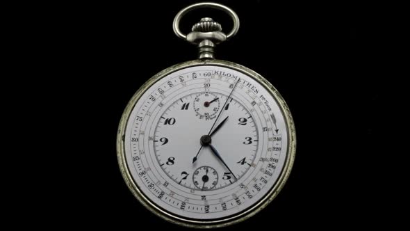 Antique Dial Chronograph Watch alt