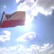 Lübeck City Flag (Germany) on a Flagpole V4 - 4K - VideoHive Item for Sale