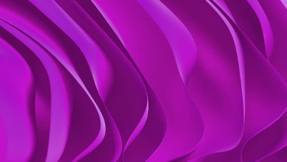 Wavy Purple Shapes Background