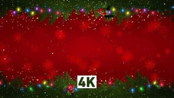 Christmas Background 4K 