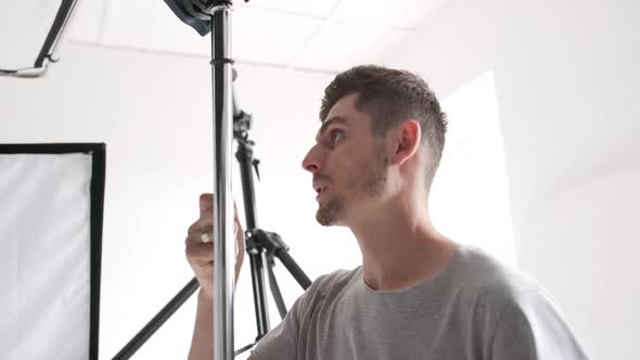 Backstage of Photosession in Studio alt