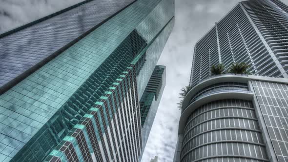 Miami skyscrapes Timelapse HDR alt