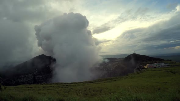 Masaya Volcano Crater in Nicaragua