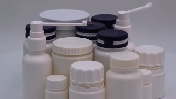 plastic medicine bottles