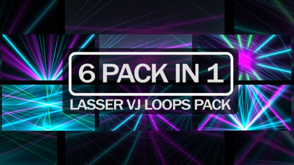 Lasser Vj Loops Pack
