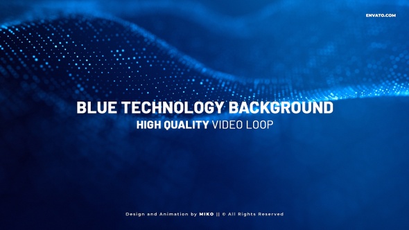 Blue Technology 3 Background