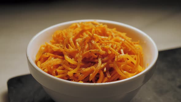 Korean Carrot Spicy Traditional Salad alt