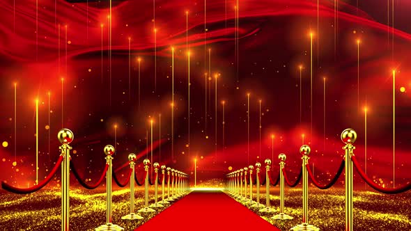 Awards Red Silk Background by Jerry_An | VideoHive