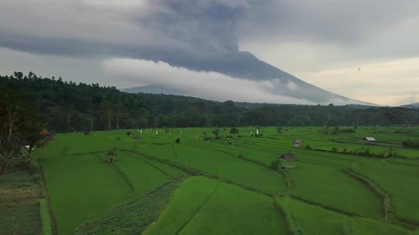 Eruption of Agung Volcano