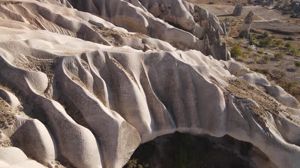Cappadocia Landscape Aerial View. Turkey. Goreme National Park alt