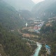 Fly Away From Beautiful Valley With River And Villages - VideoHive Item for Sale