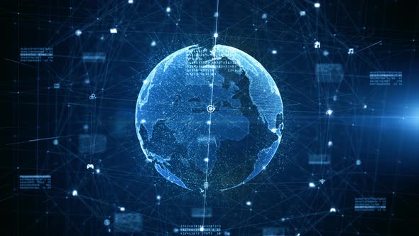 Technology Network Data Connection 00684