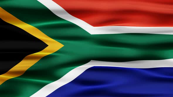 South Africa Flag Waving, Motion Graphics | VideoHive