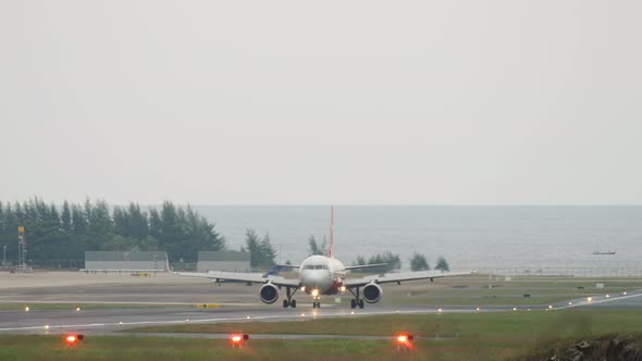 Airplane Braking on the Runway