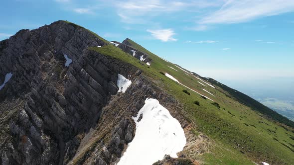 Mountains and hills on a summer day alt