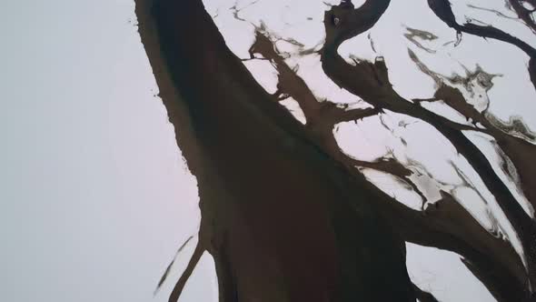 Kananaskis Provincial Park Frozen Lake alt