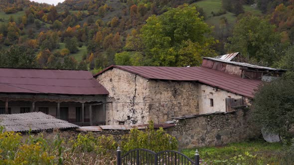 An old house in the rural village