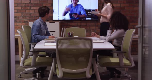 Business people working together alt