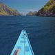 Island Hopping Tour Boat on Speed Passing Exotic Karst Limestone Strait on Travel Trip Exploring - VideoHive Item for Sale