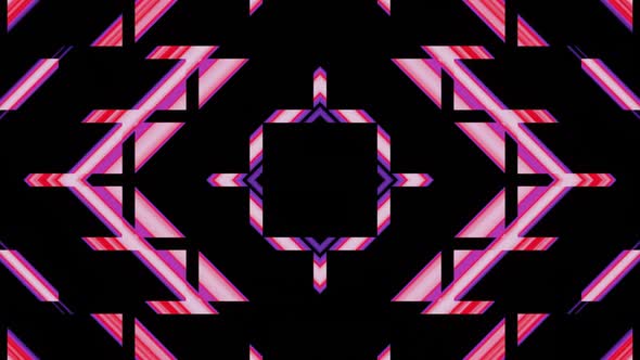 Disco Concert Neon Purple and Pink Color Visual VJ Looping Background