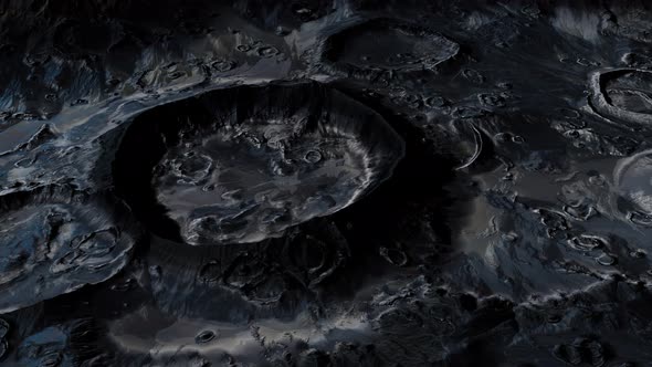 Moon Surface with Many Craters alt