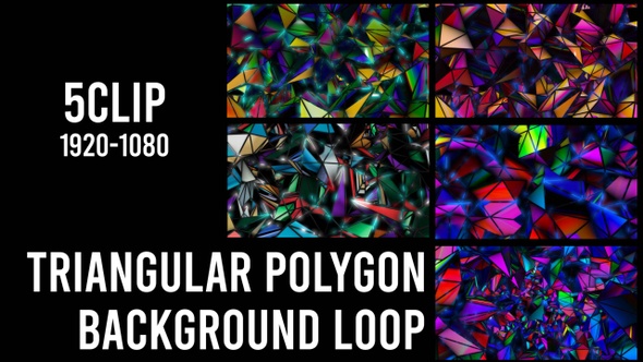 Triangular Polygon 5clip Loop