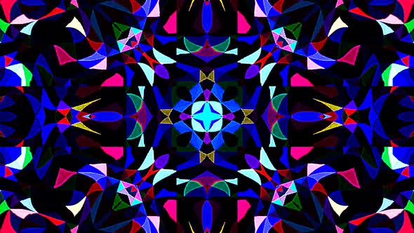 colorful lines glowing waves flower shape background kaleidoscope abstract alt
